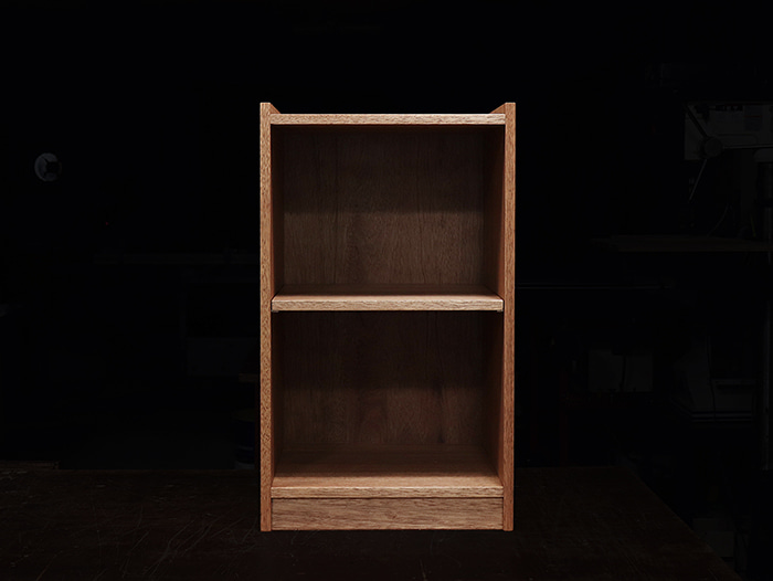 10 lauan open shelf cabinet / open cabinet with shelves (라왕 집성목)
